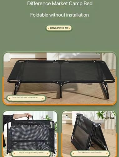 Genérico Kennel de Cama para Perros para Todas Las Estaciones, Cama de Campamento para Perros, Cama de Perro Grande y de tamaño Mediano en Cama Fuera del Suelo, 16-22 cm del Suelo