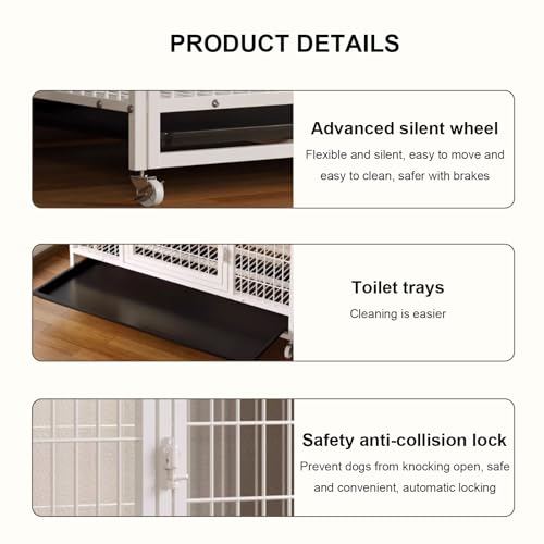 Genérico Jaula para Mascotas, Jaula para Mascotas, Jaula de Metal Impermeable para Perros, Jaula para Osito de Peluche para Interiores, Jaula para Mascotas, Jaula para Conejos, Jaula para Gatos, casa