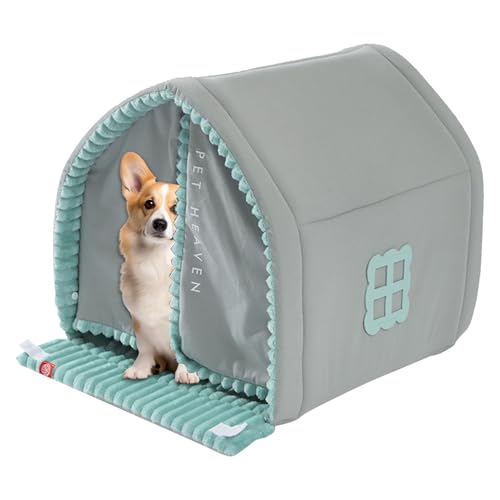 Genérico Cama de Carpa para Perros Interiores - nicho Caliente con Puerta - Cama cómoda para Perros y Gatos | Cozy Dog Cupt in Winter, Animal Best Home, Caned Capas de Carpas Cerradas para Gatos