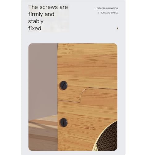 Genérico Casa para Gatos, Nido de Madera para Mascotas, Tablero rascador para Gatos, Nido para Gatos, casa espaciosa para Gatos, se Puede superponer, casa para Gatos, casa para Mascotas