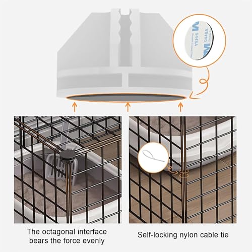 Genérico Casa para Gatos Jaula para Gatos - Jaulas para Gatos Parque Infantil para Gatos en Interiores Recinto para Gatos Jaula para Hurones Jaulas para Perros Perreras para Gatos Fácil de