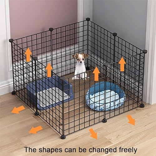 Genérico Casa para Gatos Jaula para Gatos - Jaulas para Gatos Parque Infantil para Gatos en Interiores Recinto para Gatos Jaula para Hurones Jaulas para Perros Perreras para Gatos Fácil de