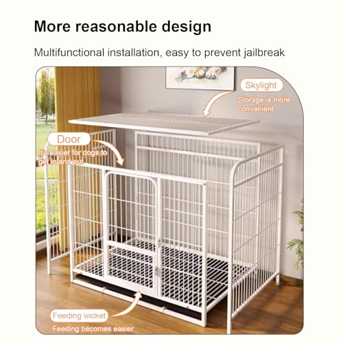 Genérico Jaula para Mascotas, Jaula para Mascotas, Jaula de Metal Impermeable para Perros, Jaula para Osito de Peluche para Interiores, Jaula para Mascotas, Jaula para Conejos, Jaula para Gatos, casa