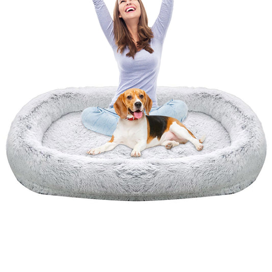 Cama para Perros para Adultos - Cama De Perro Cómoda | Camas De Mascotas para Perros Grandes | De Perro Térmico Cálido, Almohada De Mascotas Lavable | Almohadilla De Sueño De Gato Suave, Acogedor